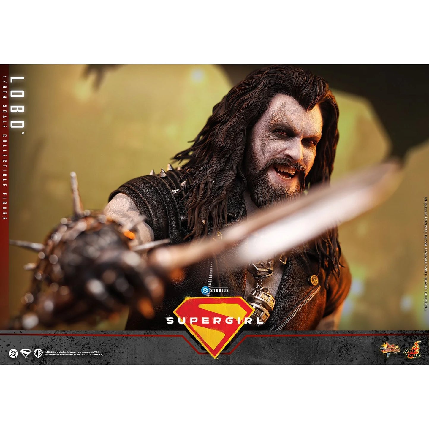 Hot Toys Supergirl movie Lobo figure standing pose