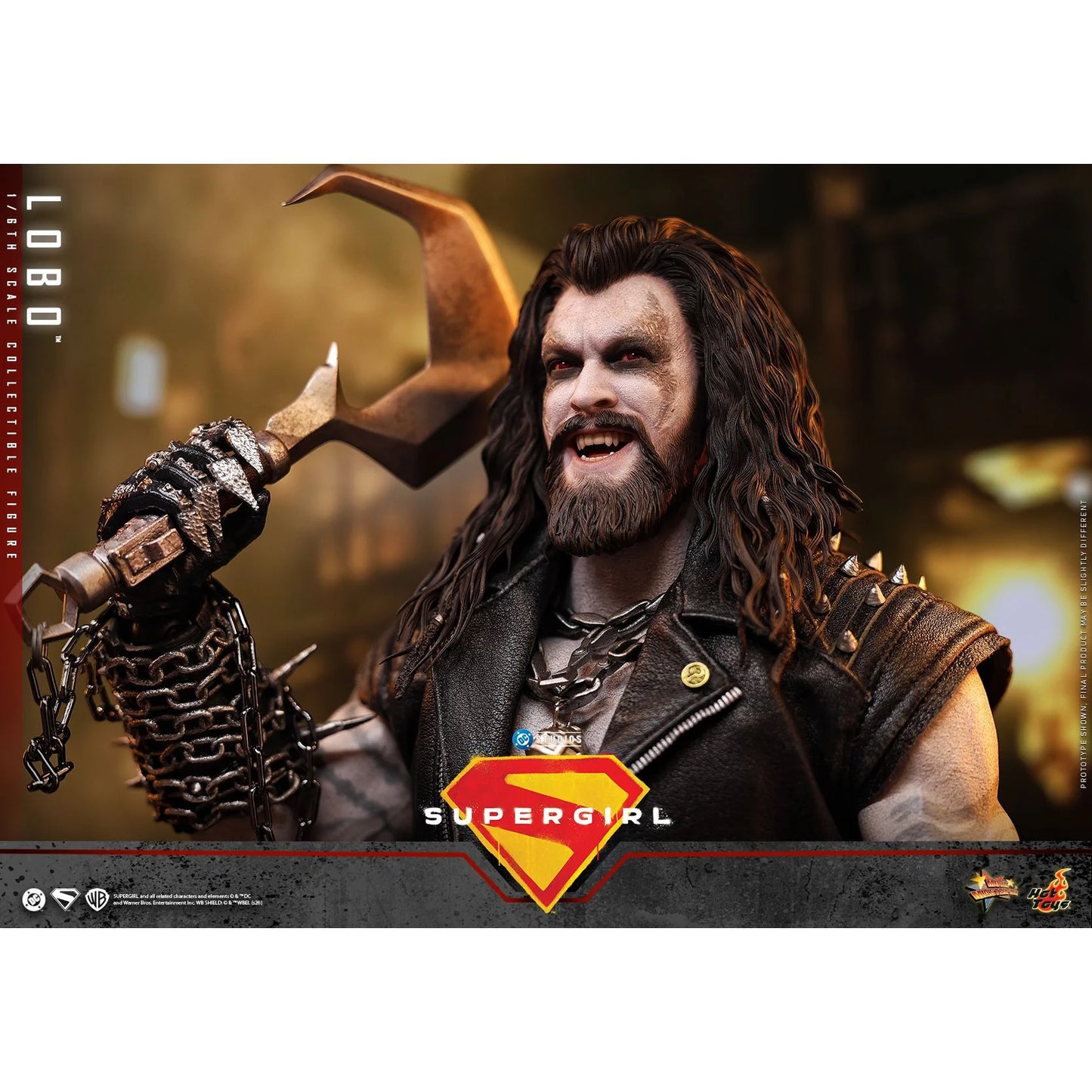 Detailing of Lobo figure accessories and weaponry