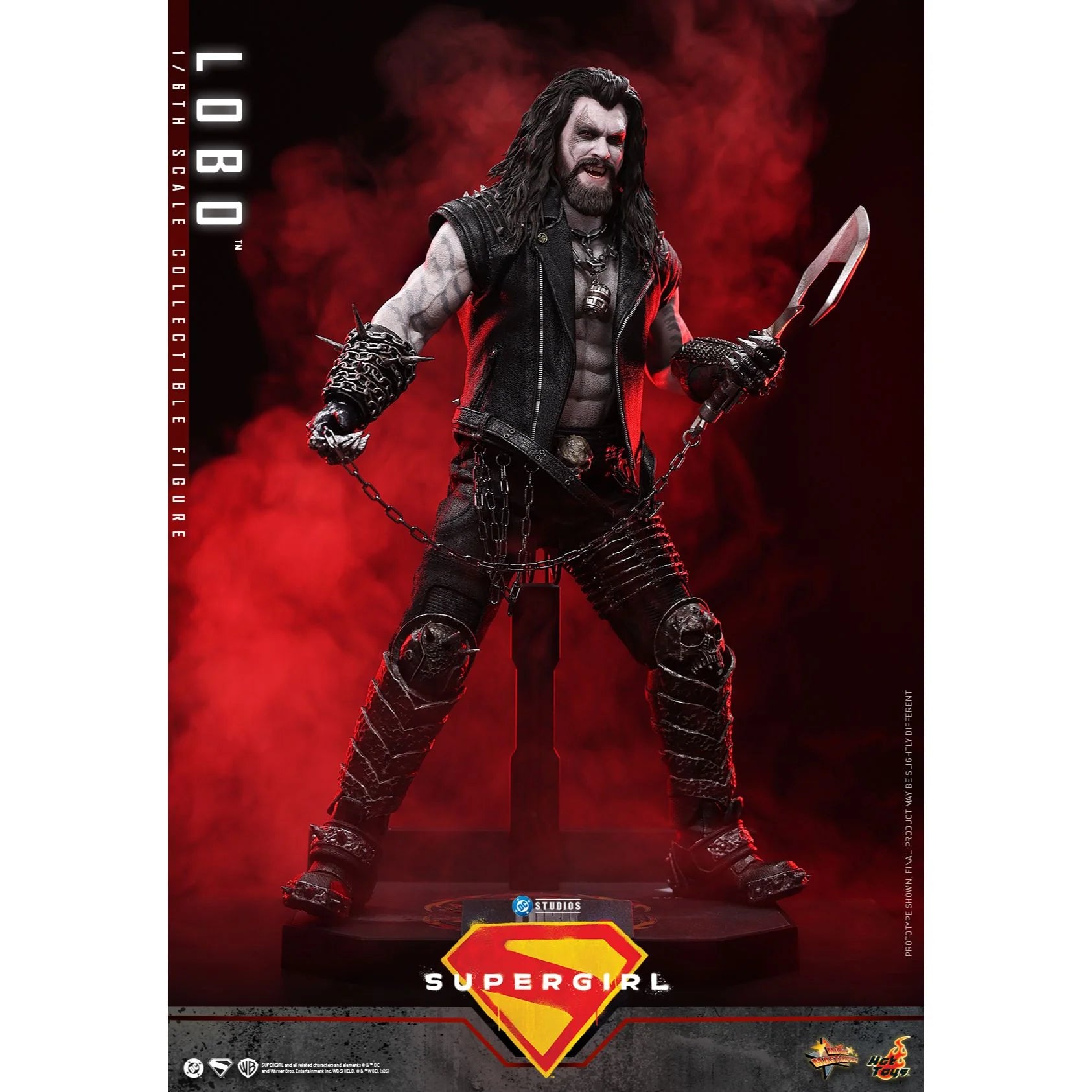 Full height view of Lobo sixth scale figure