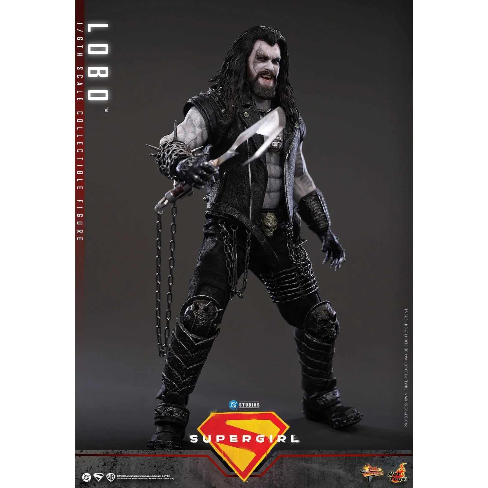 Lobo character design from 2026 Supergirl movie
