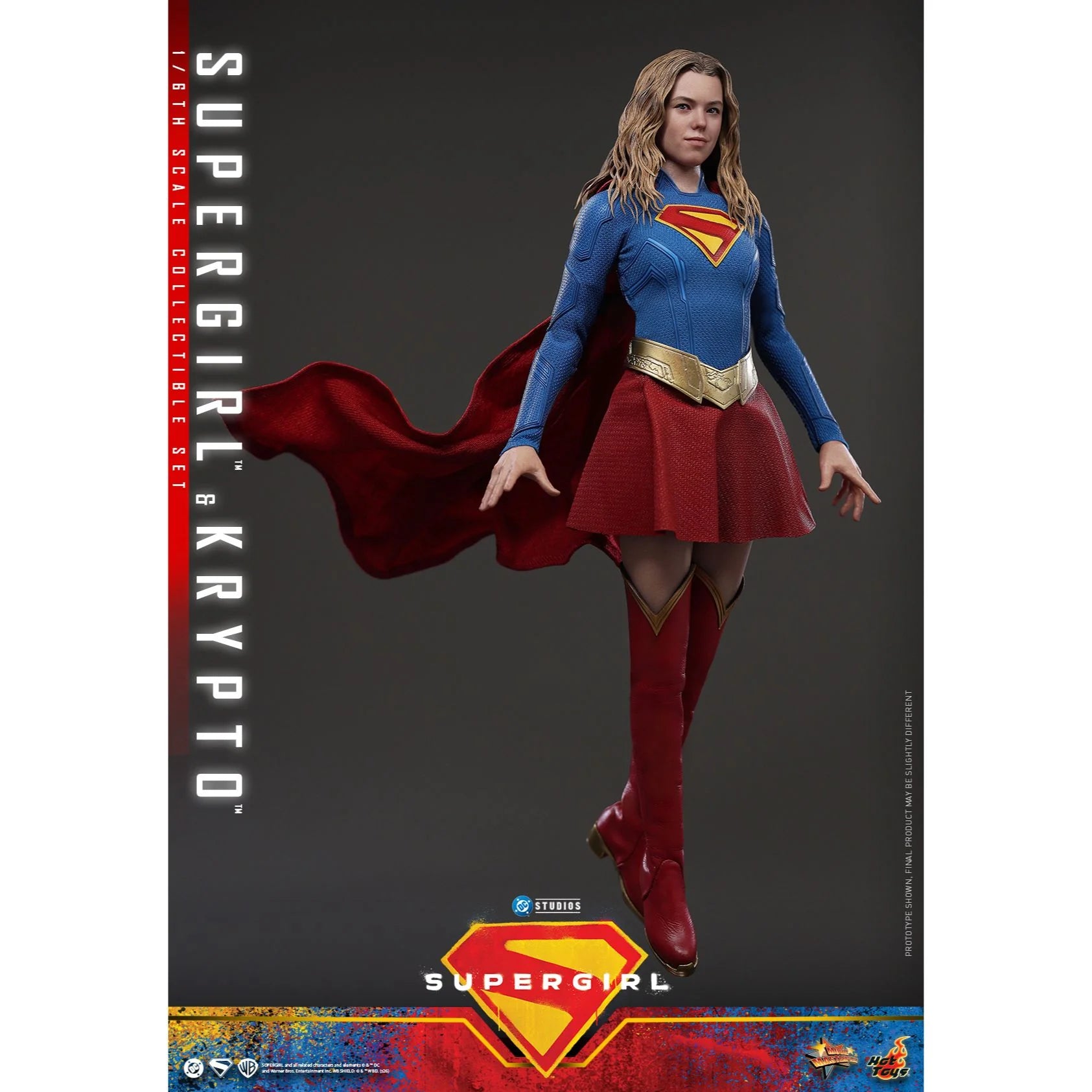 Premium collector's packaging for the Supergirl and Krypto Sixth Scale Figure Set.