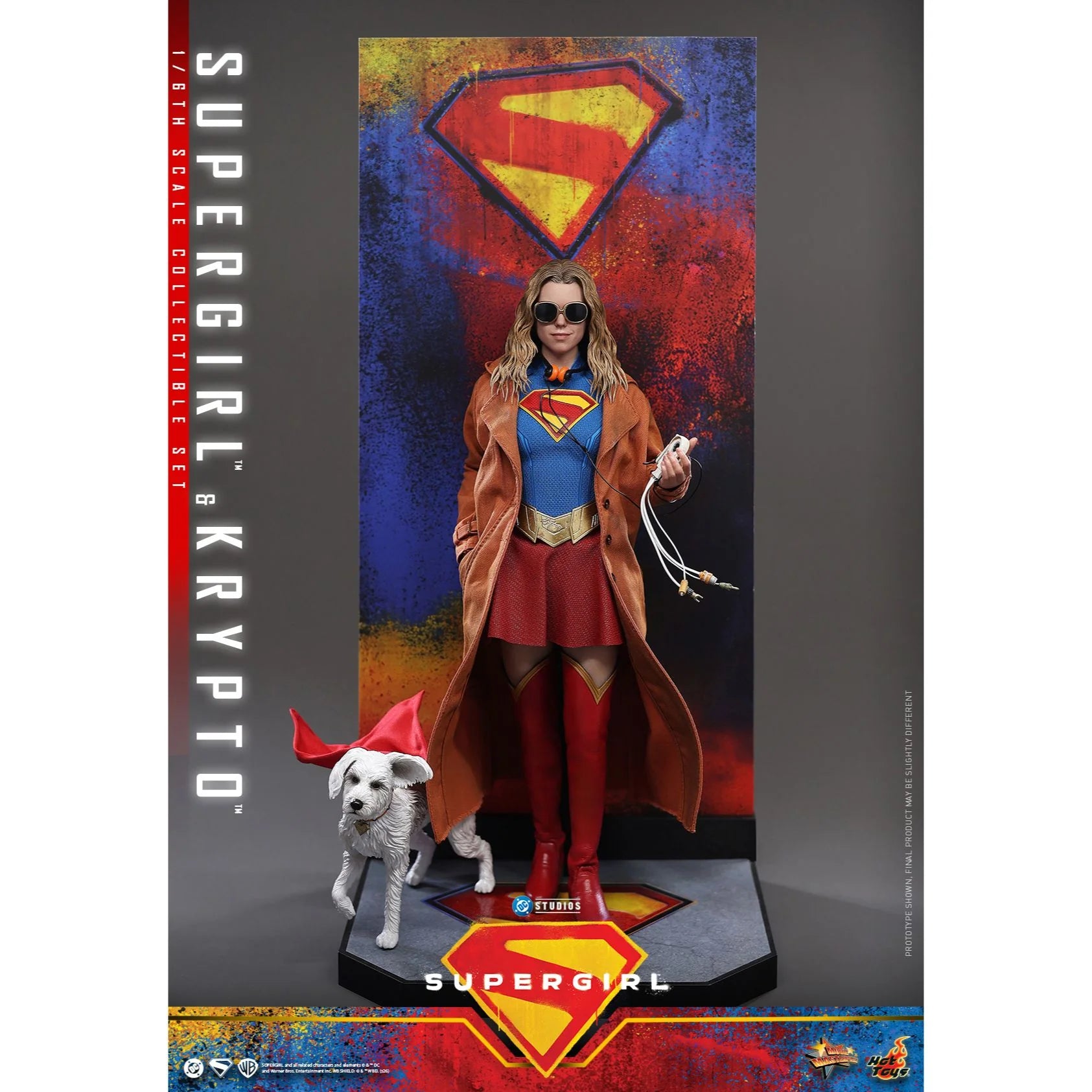 SUPERGIRL (2026 Movie) Supergirl & Krypto Sixth Scale Figure Set by Hot Toys-20