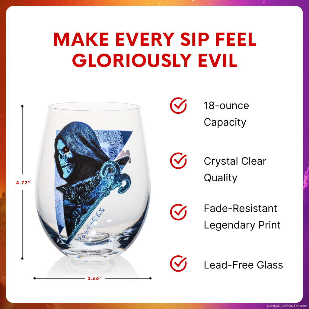 Masters of the Universe™ 2026 Movie Skeletor™ Stemless Glasses (Mattel Creations) - Masters of the Universe™ 2026 Movie Skeletor™ Stemless Glasses (Mattel Creations)-3