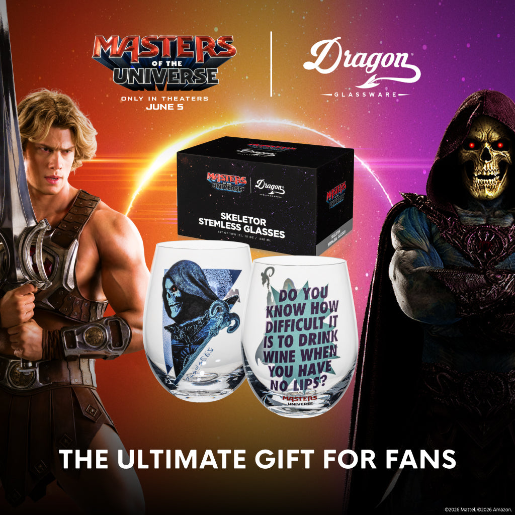 Masters of the Universe Skeletor Stemless Wine Glasses | Cinemark Shop
