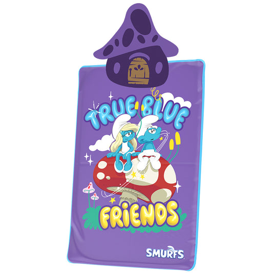 Smurfs Blanket with Pillow Pouch