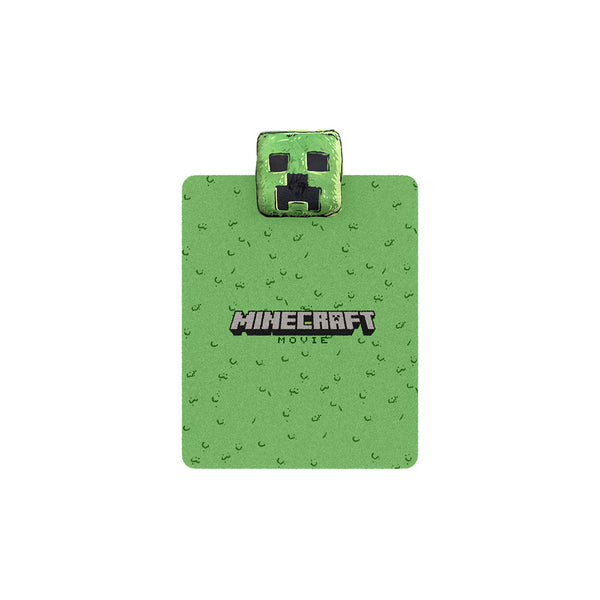 A Minecraft Movie Creeper Pillow Pouch Blanket – Cinemark Shop