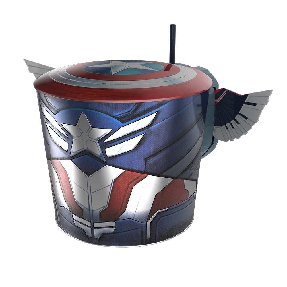 Popcorn Shield Captain America: Brave New World Shield Drink Container & Popcorn Buck ...