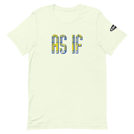 Clueless as if plaid t-shirt - citron