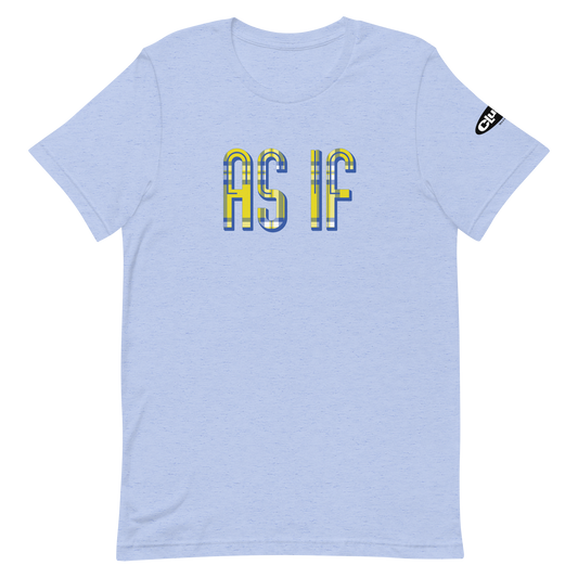 Clueless as if plaid t-shirt - heather blue