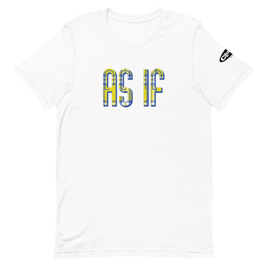 Clueless as if plaid t-shirt - white