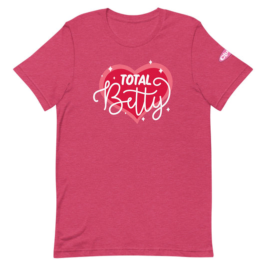 Clueless total betty t-shirt - heather raspberry