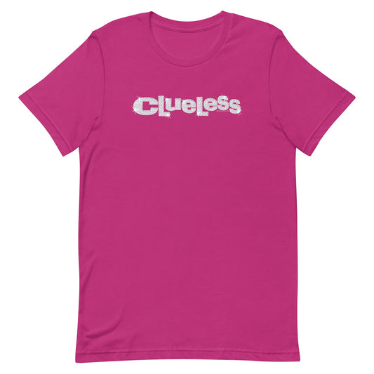 Clueless Sparkle Adult Short Sleeve T-Shirt Berry