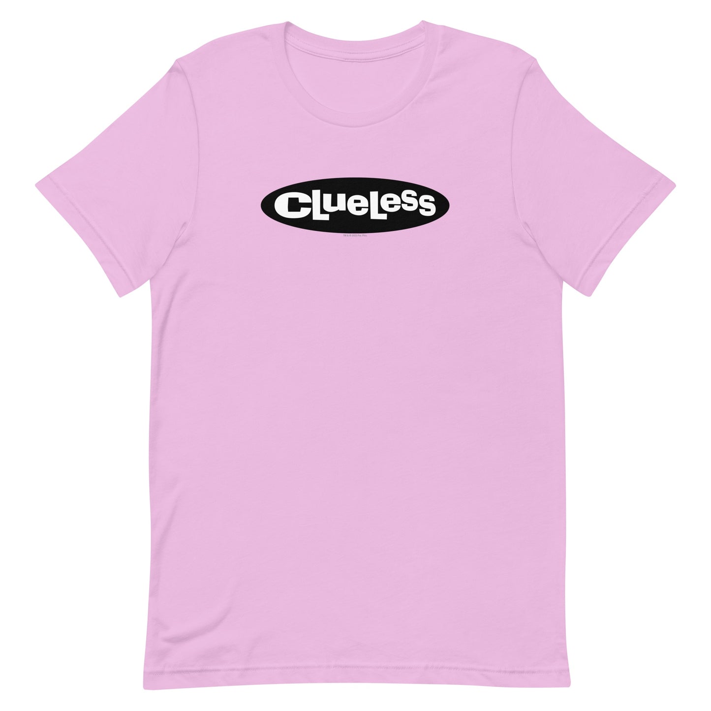 Clueless Logo Adult Short Sleeve T-Shirt Lilac