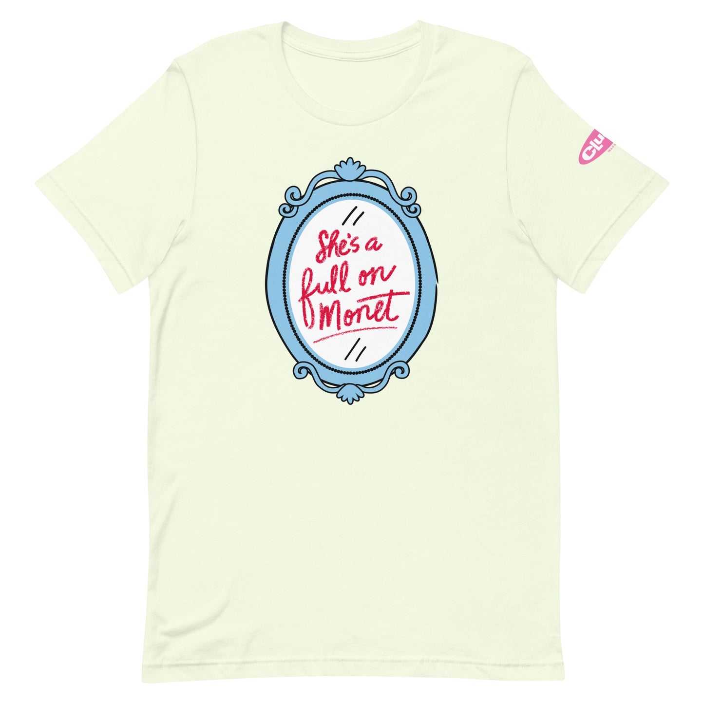 Clueless Monet Adult Short Sleeve T-Shirt Citron