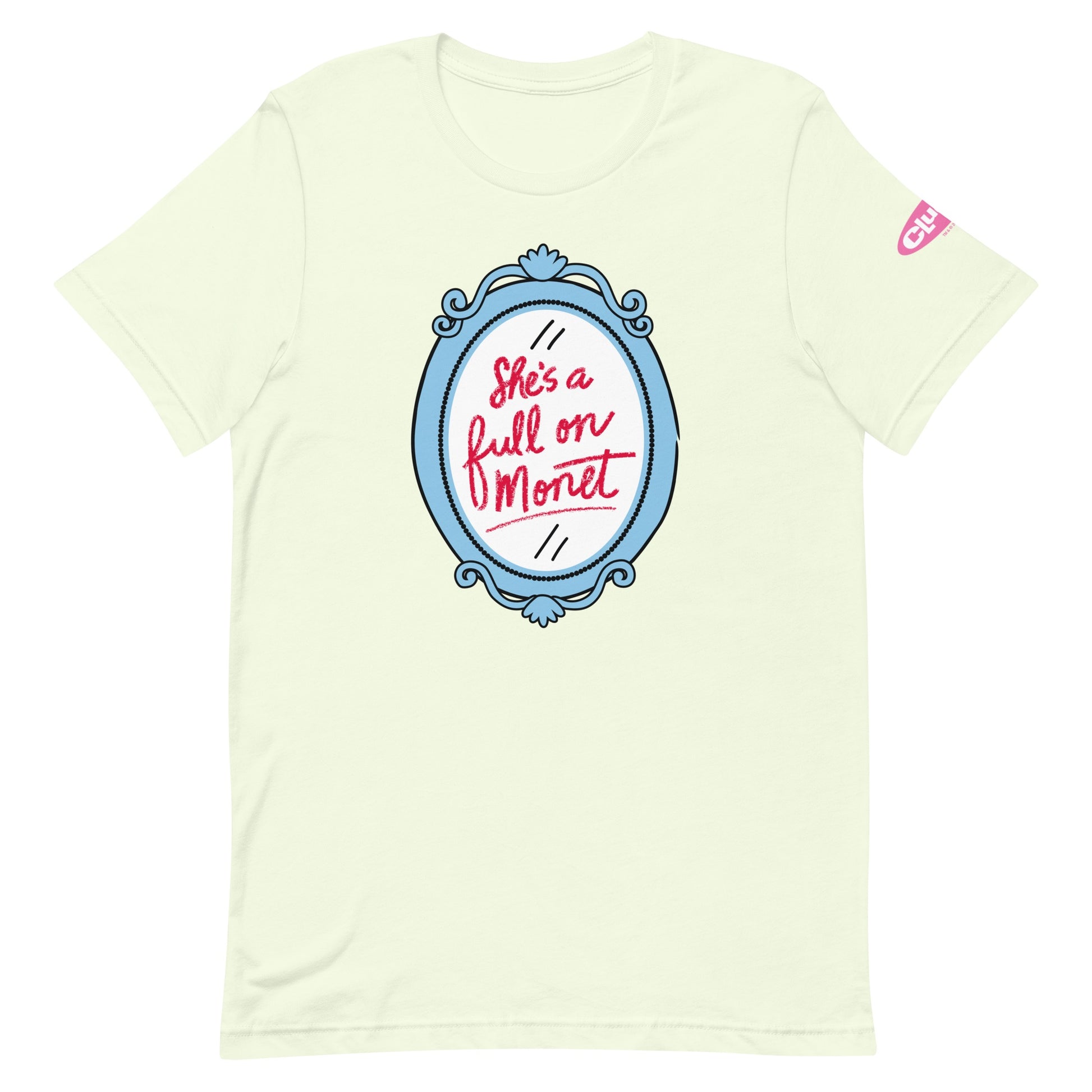 Clueless Monet Adult Short Sleeve T-Shirt Citron