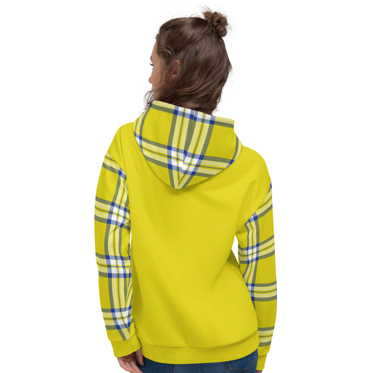 Clueless Yellow Plaid Hoodie