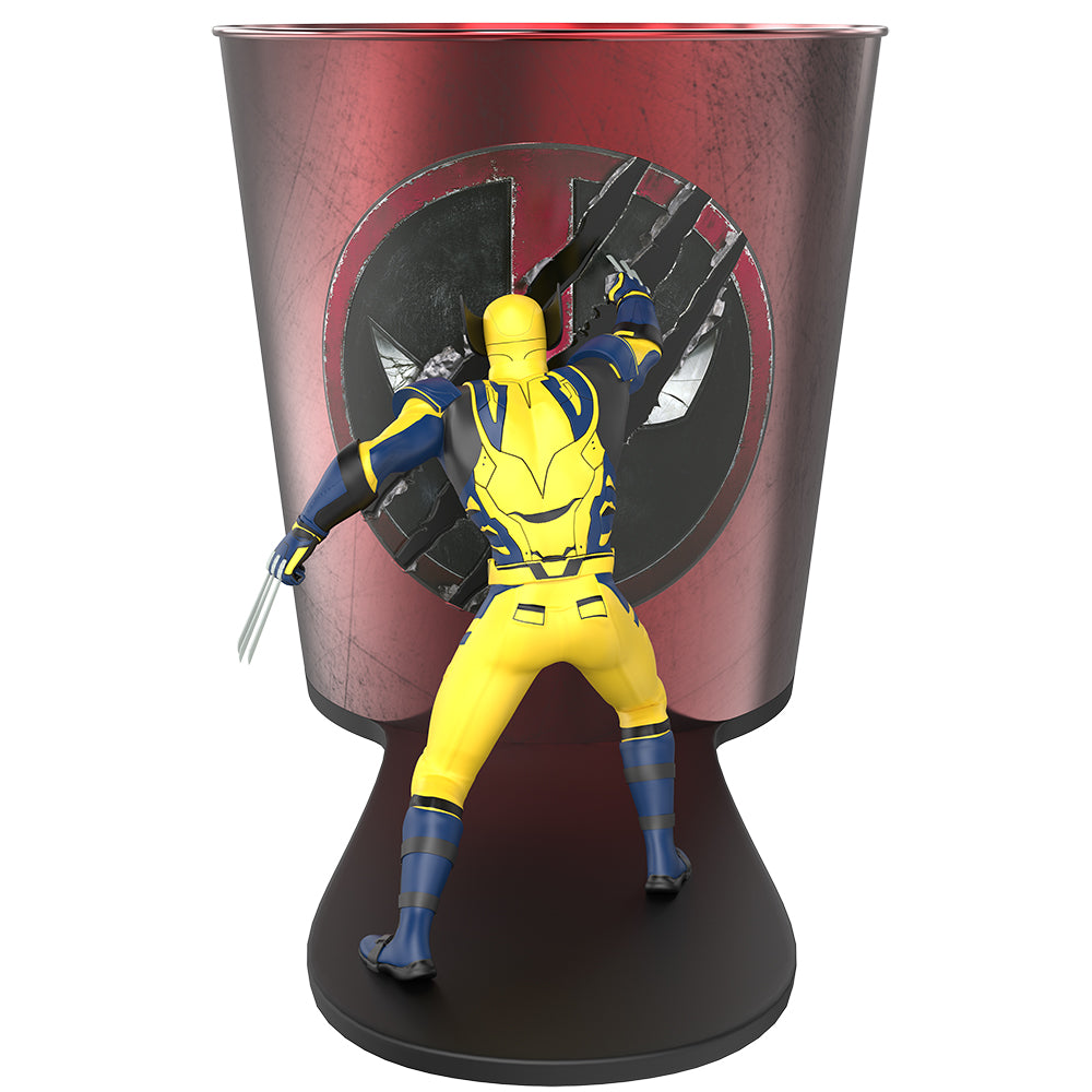 Deadpool and Wolverine Popcorn Bucket with Figures