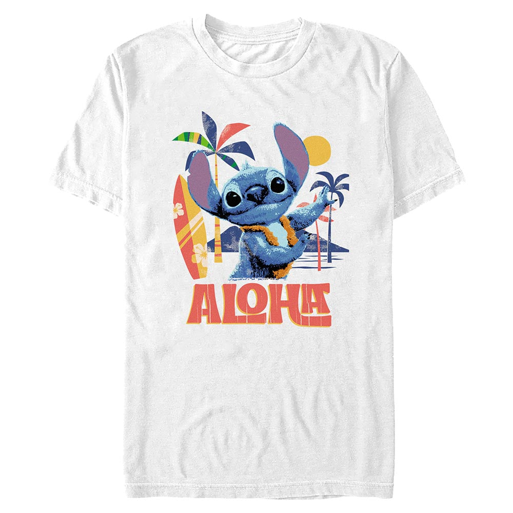 Lilo & Stitch Aloha Aloha T-shirt White
