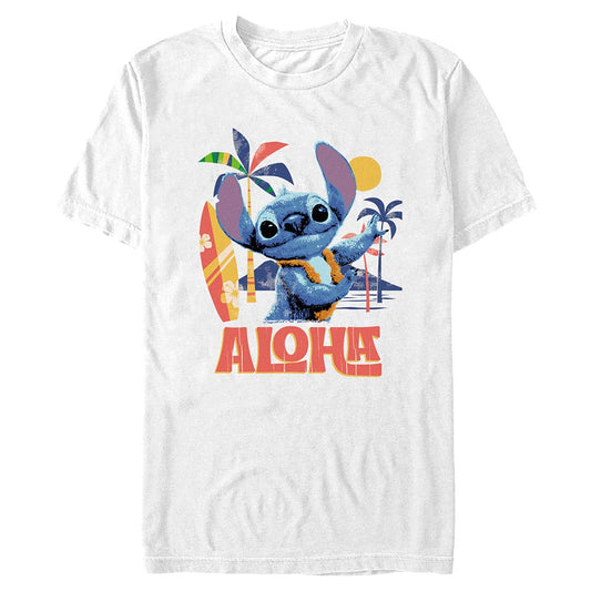 Lilo & Stitch Aloha Aloha T-shirt White