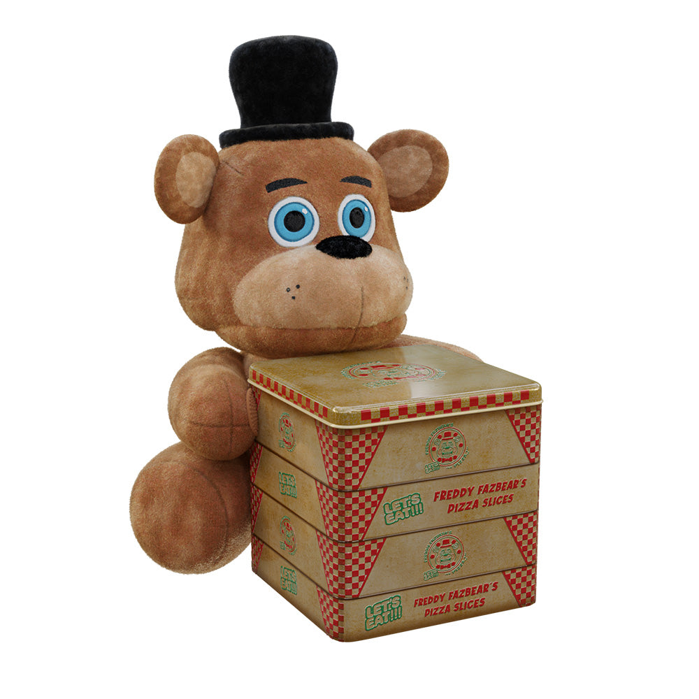 Five Nights at Freddy's Freddy Fazbear Plush with Pizza Box Popcorn Bucket 