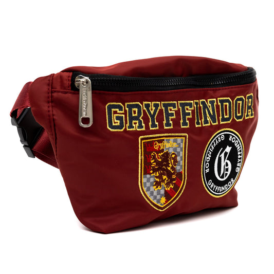 Gryffindor lion crest embroidered fanny pack crossbody bag