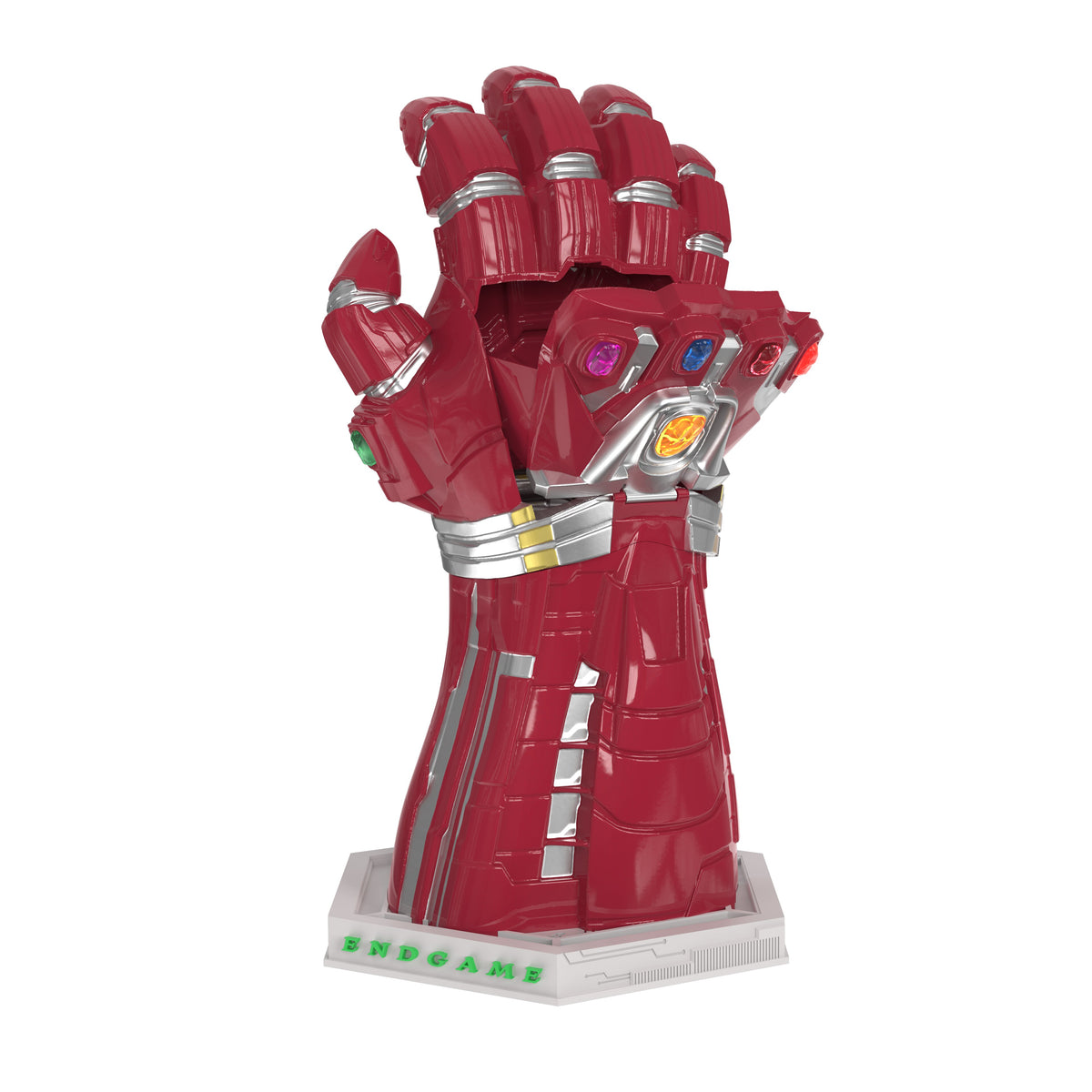 Marvel Avengers Endgame gauntlet popcorn bucket side profile