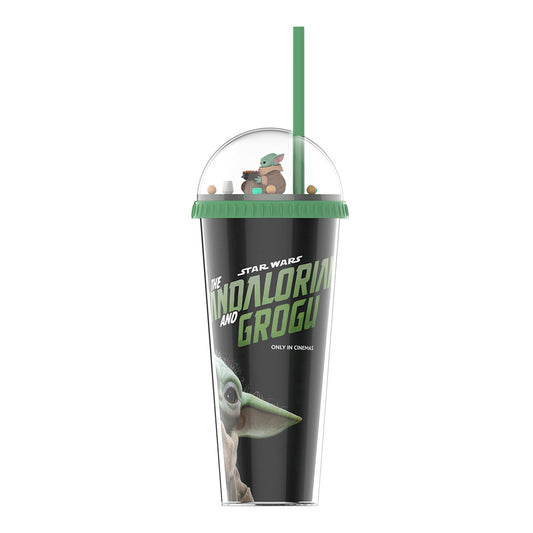 The Mandalorian & Grogu 20oz Double Walled Cup with Dome Lid & Grogu in Dome-1