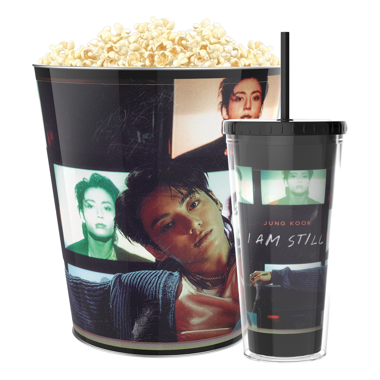 Jung Kook Popcorn Bucket  & Tumbler