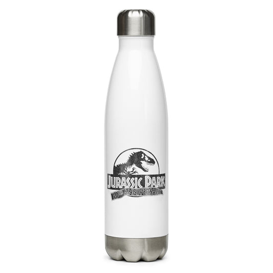 Jurassic Park 30th Anniversary Hazardous Waste Water Bottle White