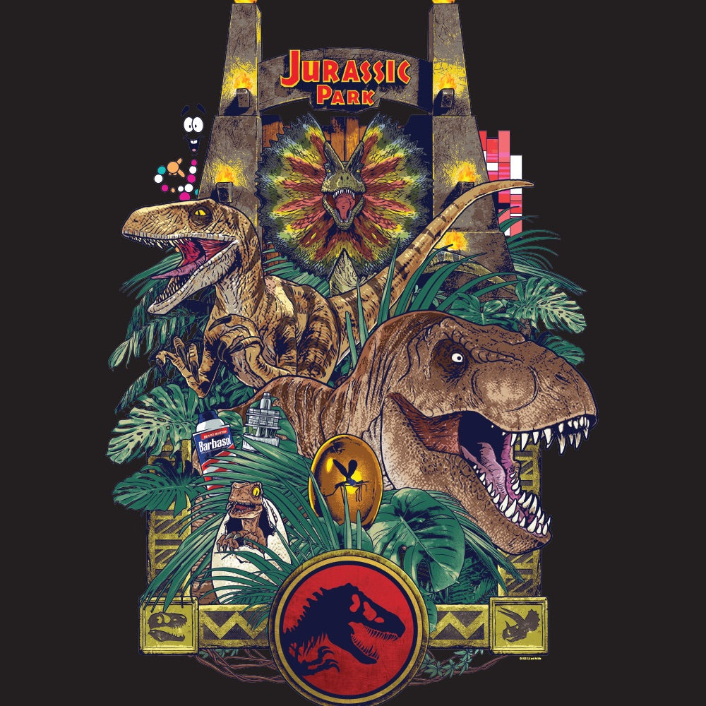 Jurassic Park Sherpa Blanket – Cinemark Shop