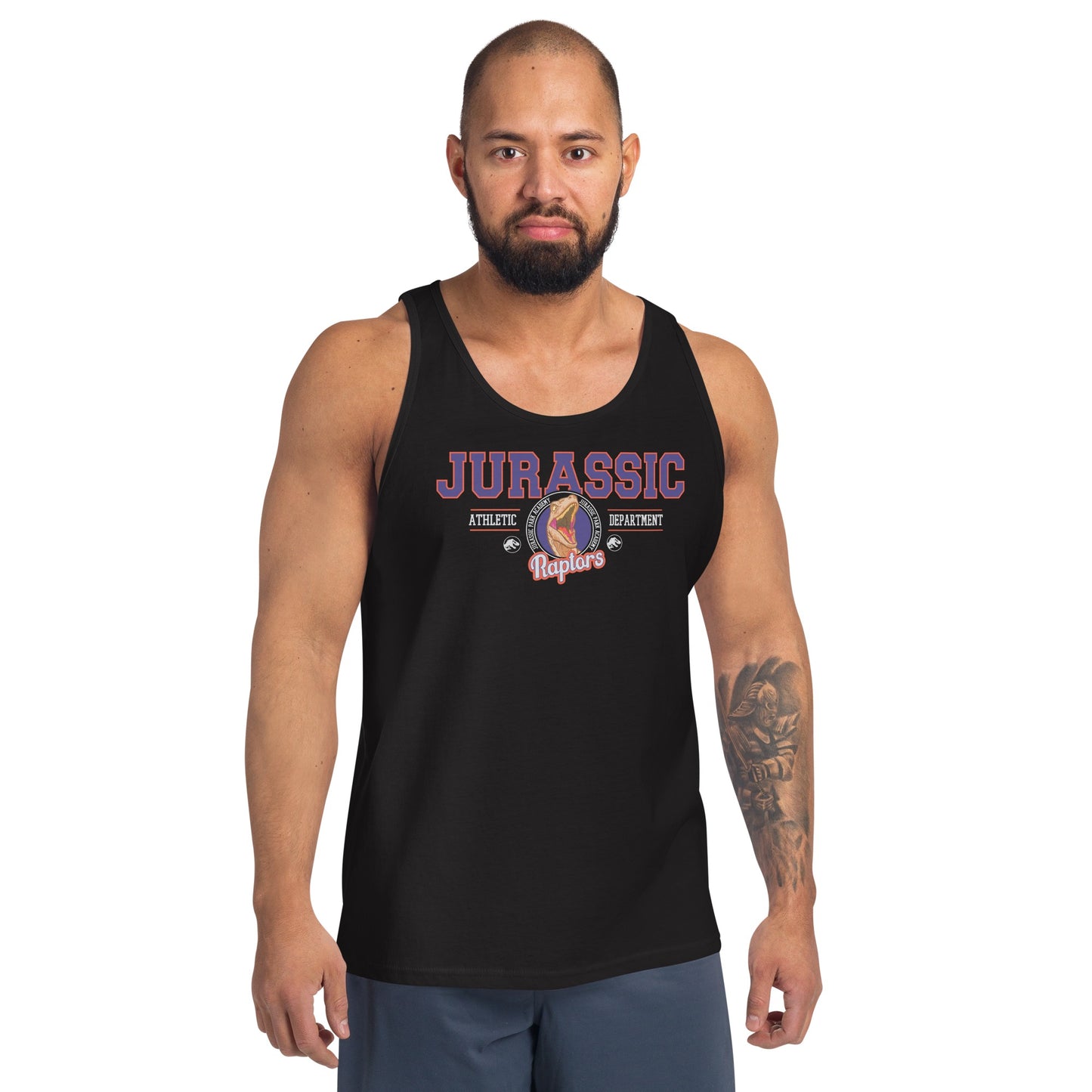 Jurassic Park Retro Varsity Tank Top