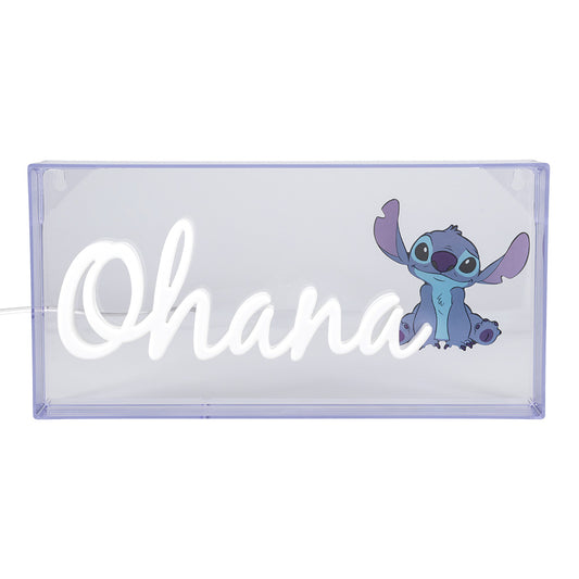 Lilo and Stitch: Stitch Ohana LED Neon Light