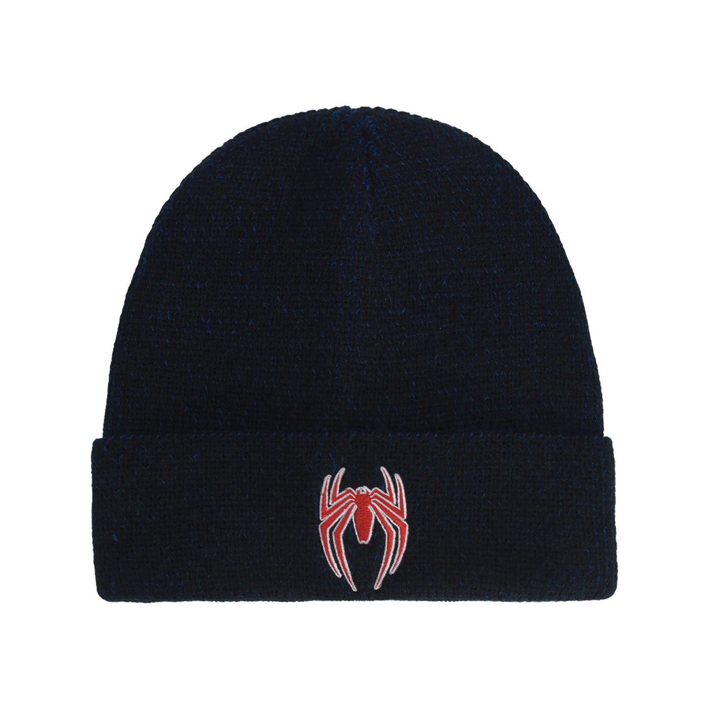 Spider-Man Brand New Day Game Logo Beanie in blue with red logo
