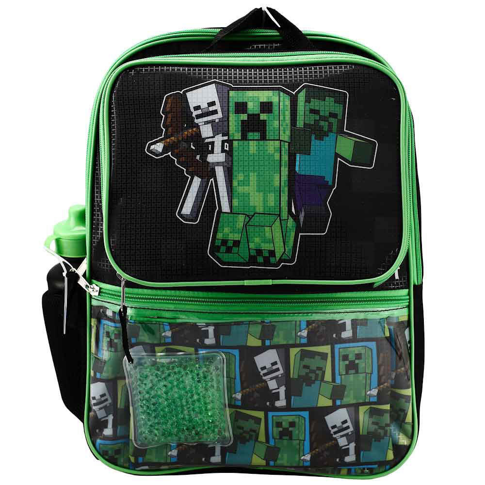 A Minecraft Movie Creeper 5pc Backpack Set