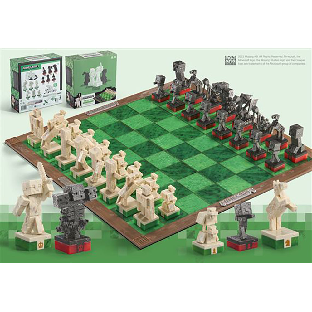 A Minecraft Movie Chess Set