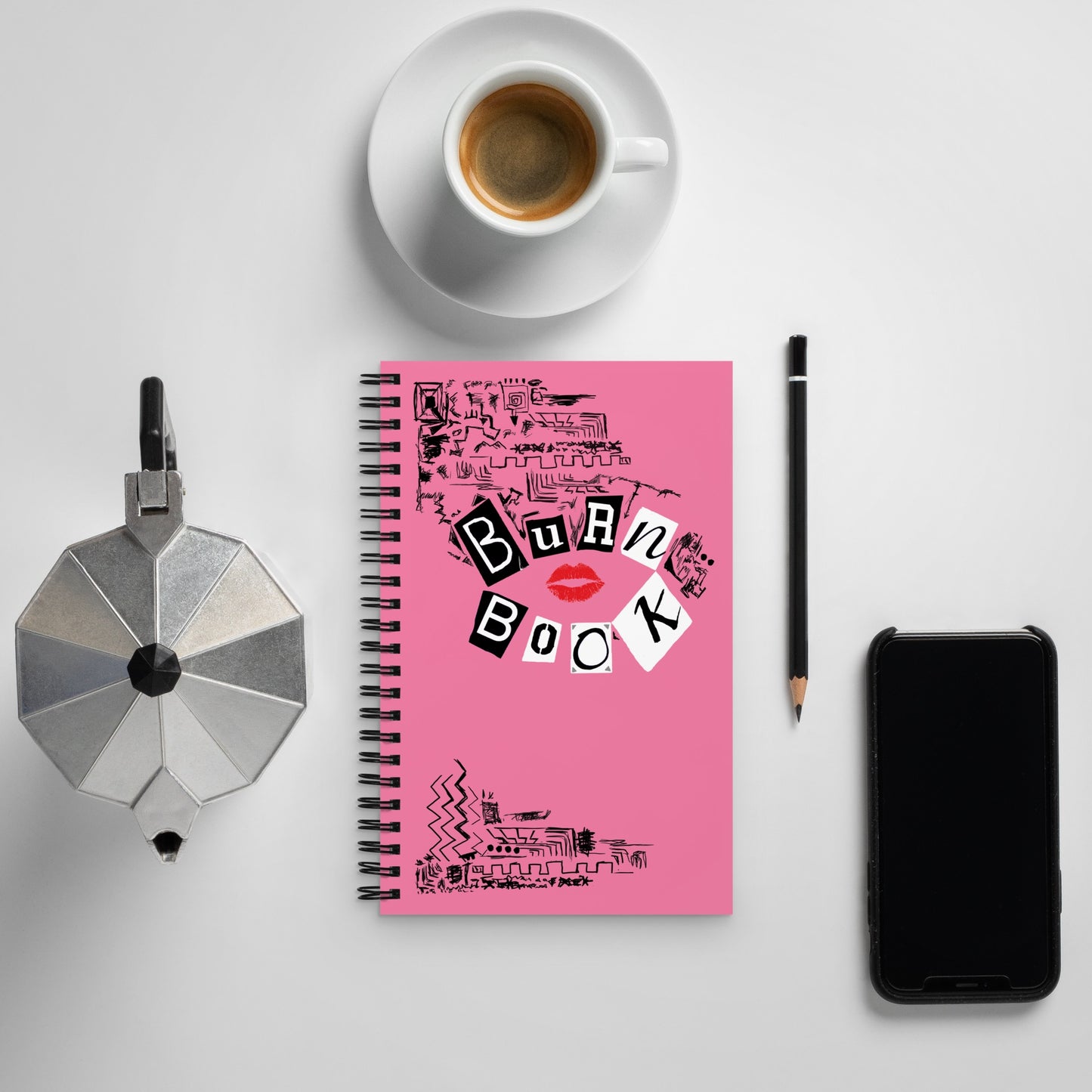 Mean Girls Burn Book Spiral Notebook