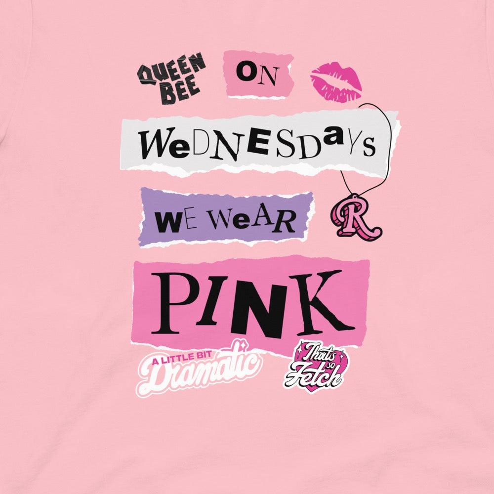 Mean Girls On Wednesdays We Wear Pink T-Shirt