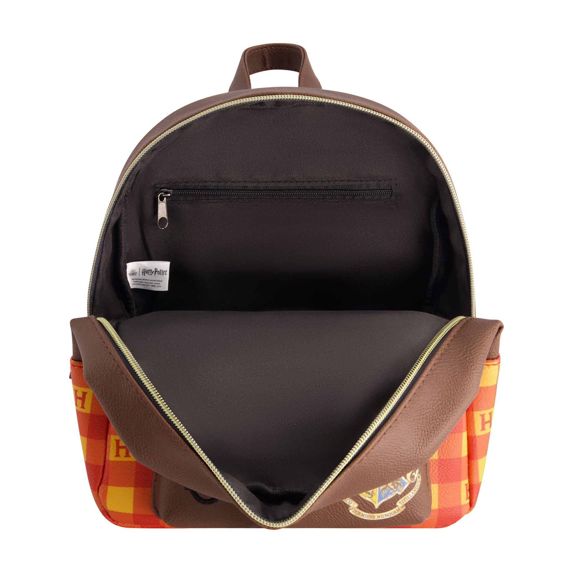 Harry Potter Plaid Hogwarts Crest Mini Backpack