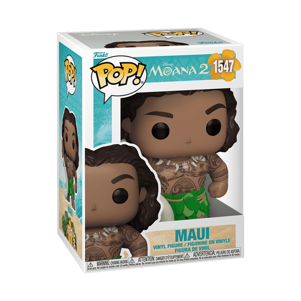 Moana 2: Maui with Fish Hook Funko Pop! Figure