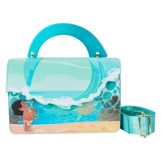 Moana 2: Ocean Wave Handle Crossbody Bag