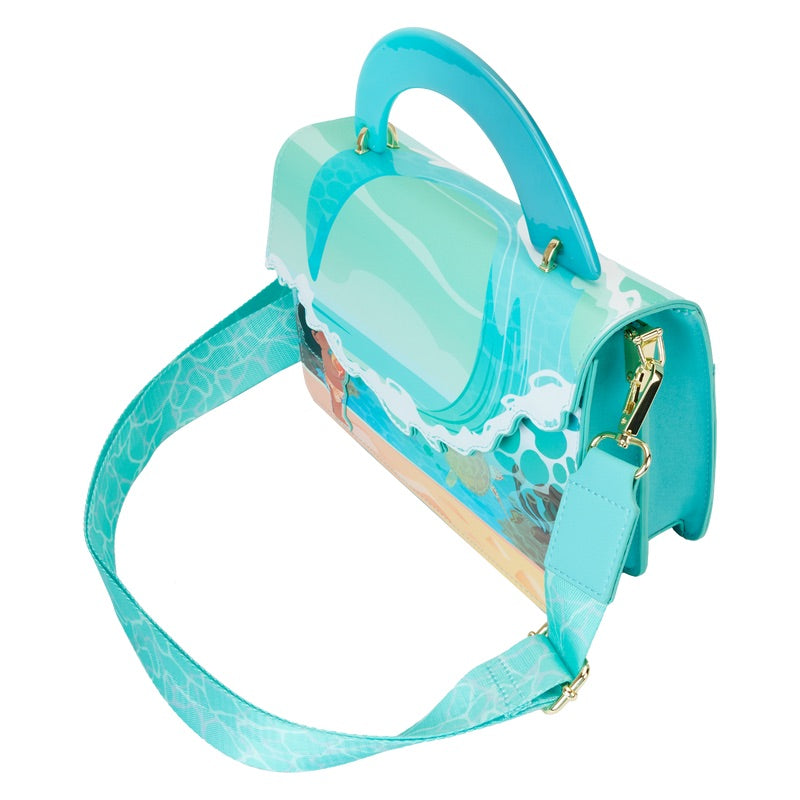 Moana 2: Ocean Wave Handle Crossbody Bag