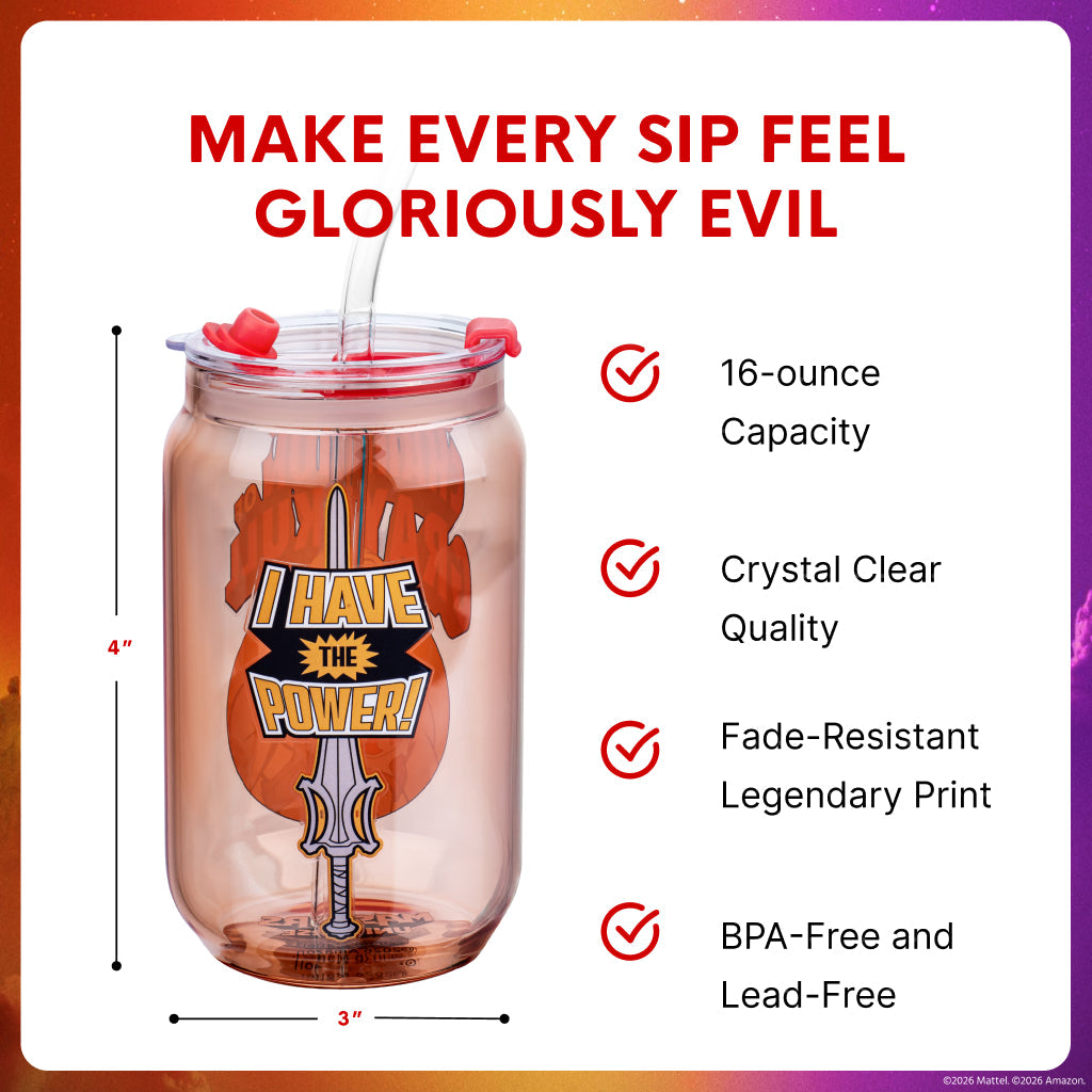 Dragon Glassware Masters of the Universe movie themed drinking glasses