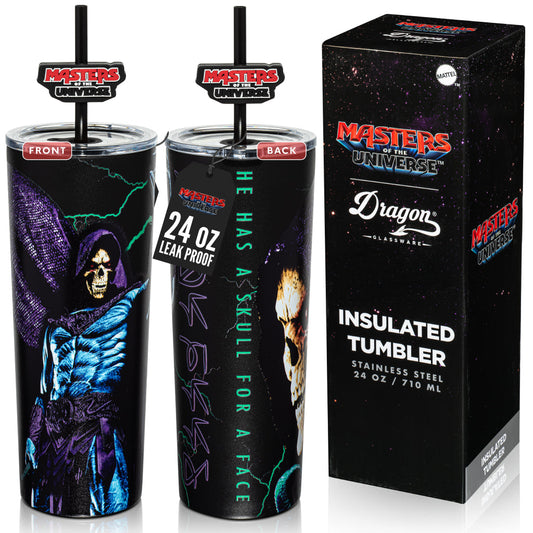 Masters of the Universe 2026 Movie Skeletor Tumbler front view