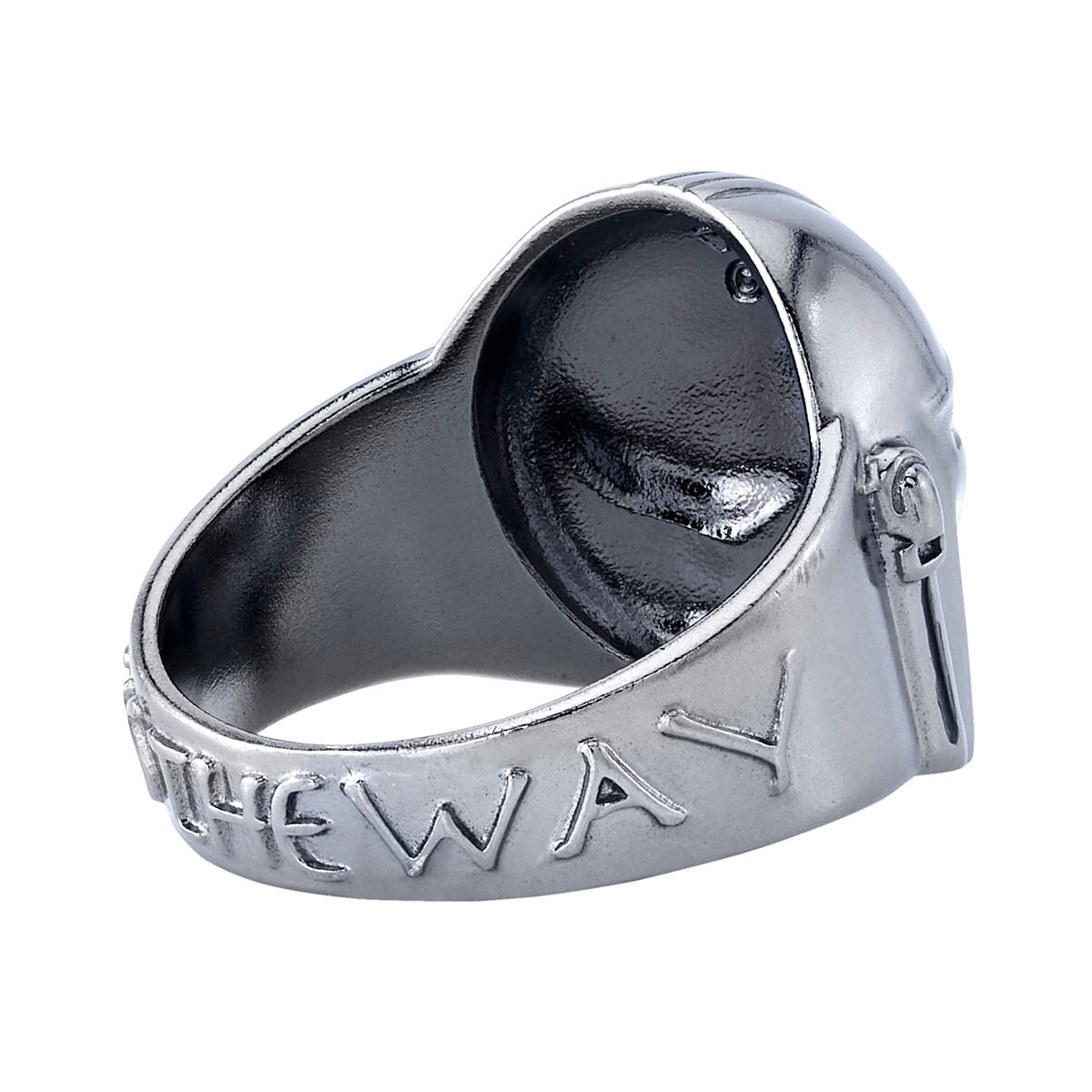 Mandalorian Helmet Ring shown inside the Star Wars RockLove collector's box