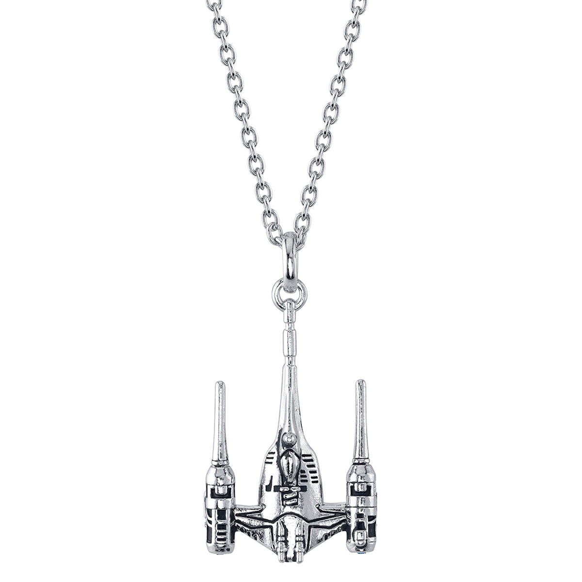 Star Wars x RockLove Naboo N-1 Starfighter Necklace in sterling silver