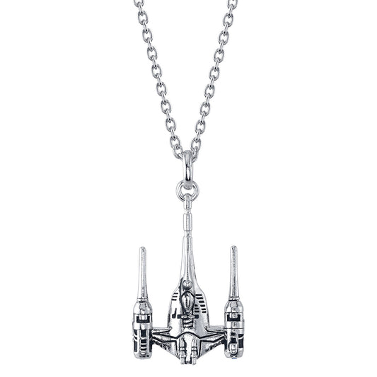Star Wars x RockLove Naboo N-1 Starfighter Necklace in sterling silver