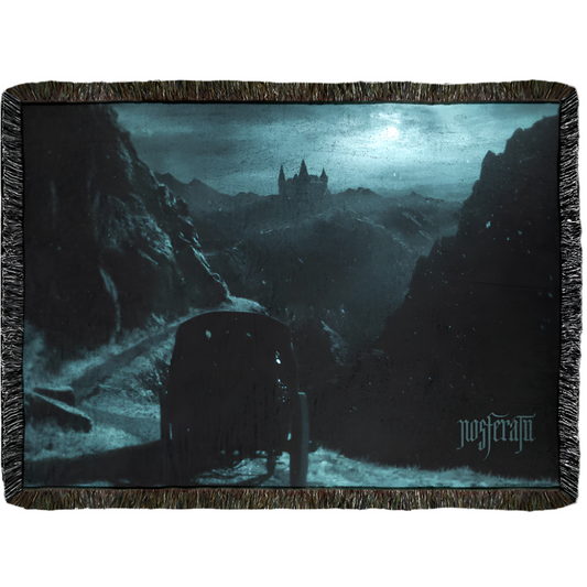 Nosferatu Castle Woven Blanket