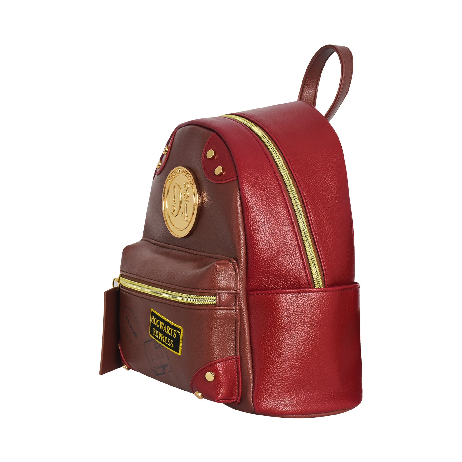 harry potter hogwarts mini backpack Spring Mini-Backpack Loungefly Finished with gold foil Loungefly Harry Potter Mini Backpack