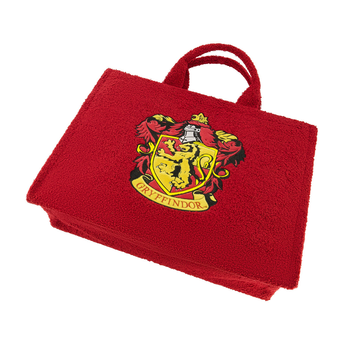 Interior view of the Harry Potter tote bag showing the back wall zip pocket.