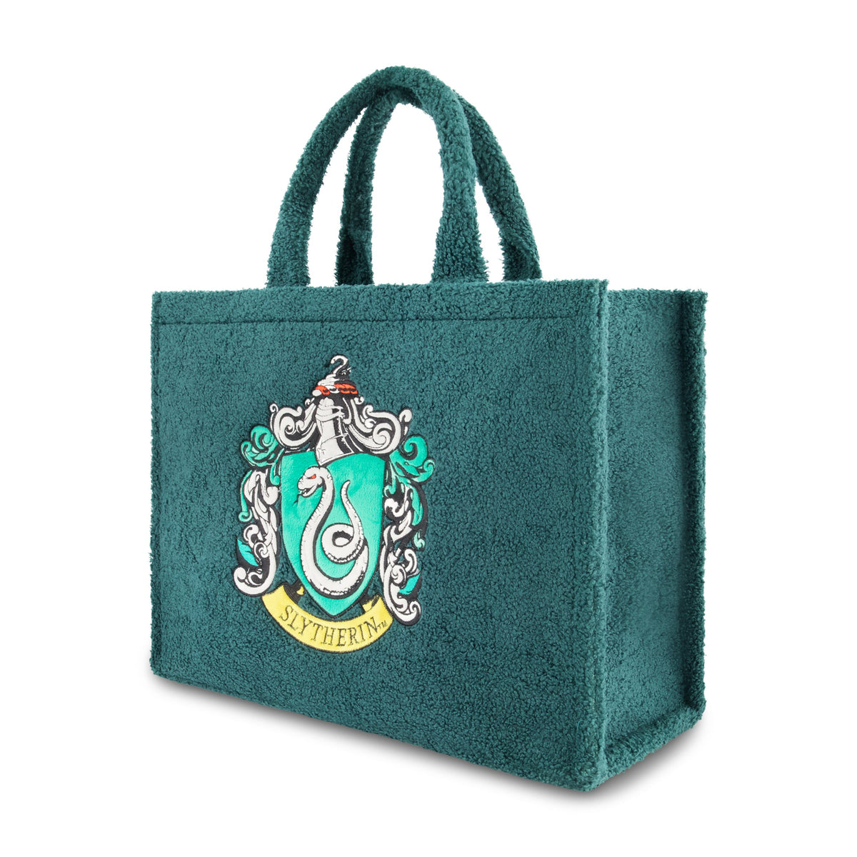 Back of Harry Potter Travel Tote showing the integrated trolley strap for luggage